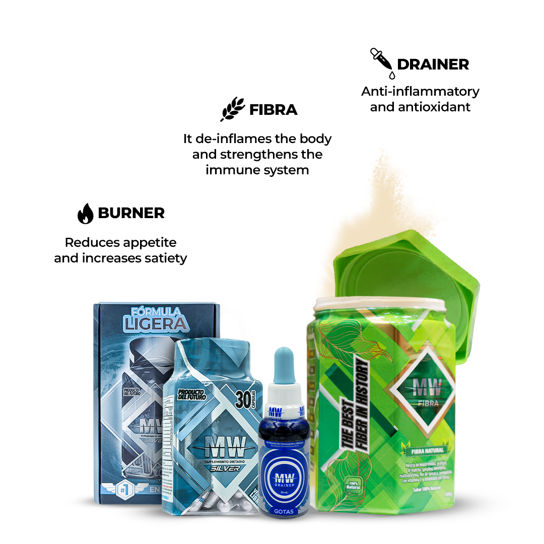 KIT X3 MW PLATA MW PURGADORES MW FIBRA