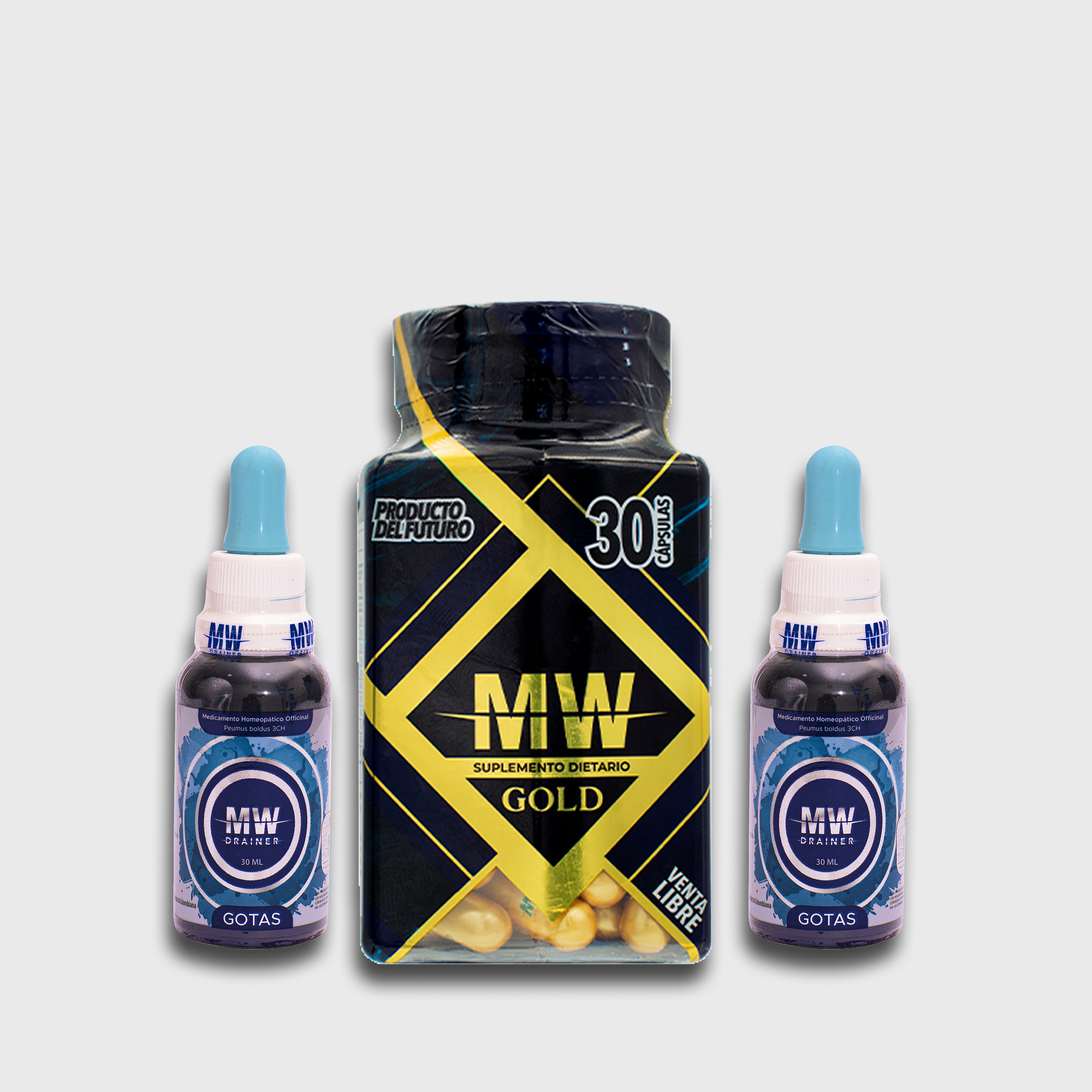 MW GOLD + 2 MW DRAINER