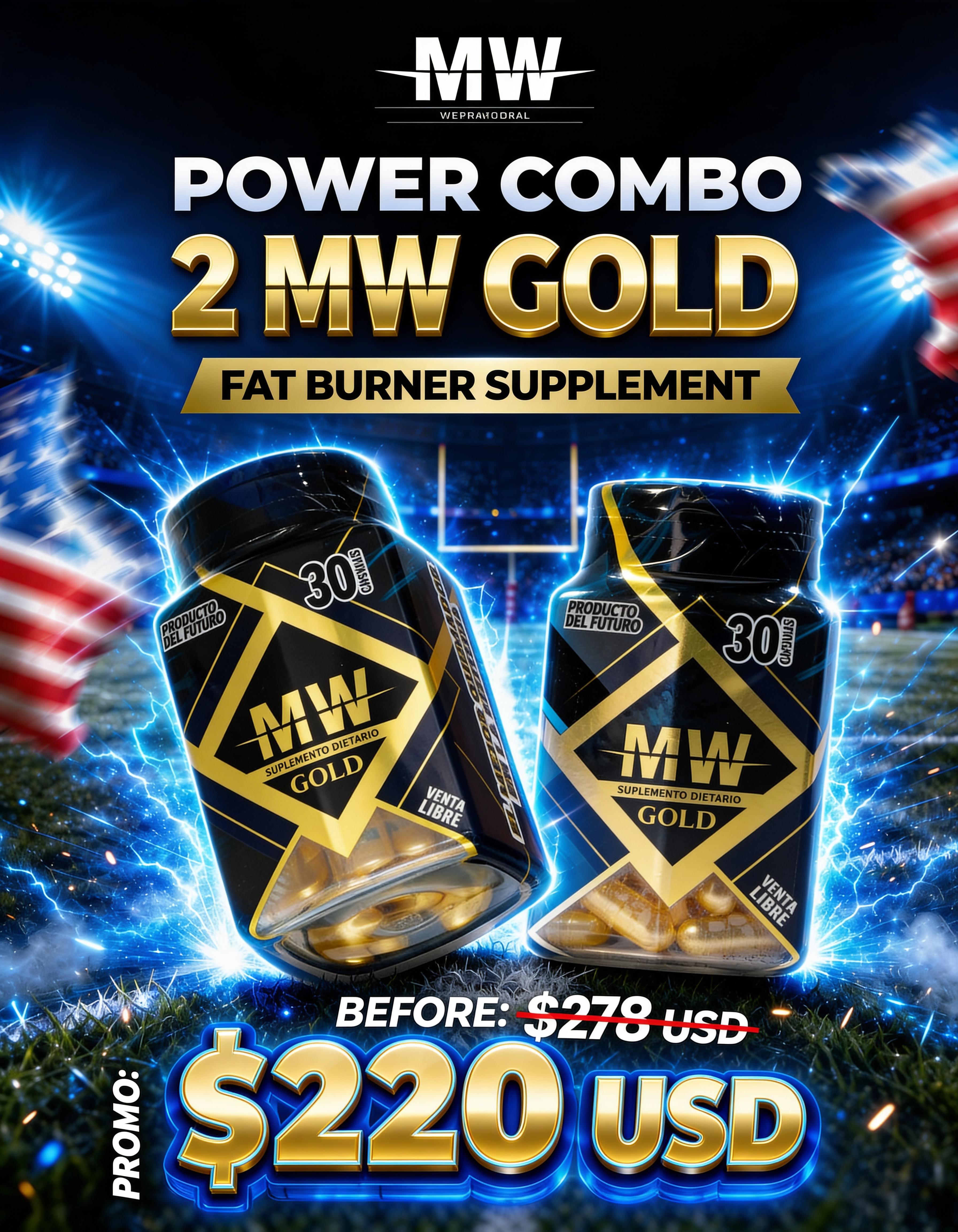 POWER PROMOTION 2 GOLD BURNERS